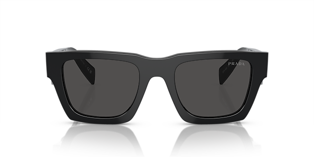 PR A06S Zwart AcetaatSunglass Frames van B24, Vooraanzicht
