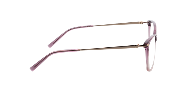 Emily Roze  &  roze goud  &  violet AcetaatEyeglass Frames van B24, Zijaanzicht