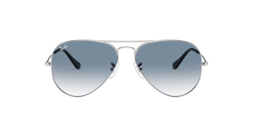 Ray-Ban - RB3025, Silber/Silver/Arista Gold, Größe: X-Large