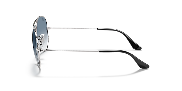 RB3025 Silber MetallSunglass Frames von B24, Seitenansicht