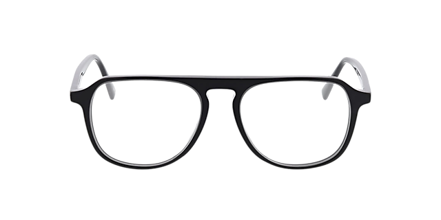 Berlin Zwart AcetaatEyeglass Frames van B24, Vooraanzicht