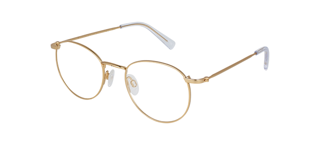 Ceo Gold Titanium TitanEyeglass Frames von B24, Dreiviertelansicht