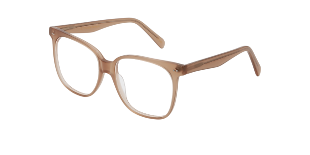 Big Mama Caramel AcetaatEyeglass Frames van B24, Hoekweergave