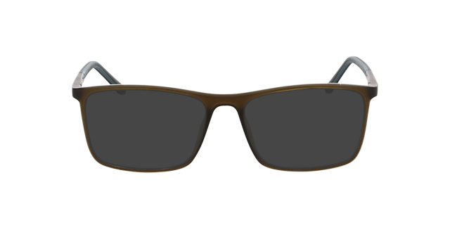 Foxhill Matt Khaki KunststoffEyeglass Frames von B24, mit getönten Gläsern