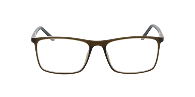 Foxhill Matt Khaki KunststoffEyeglass Frames von B24, Vorderansicht