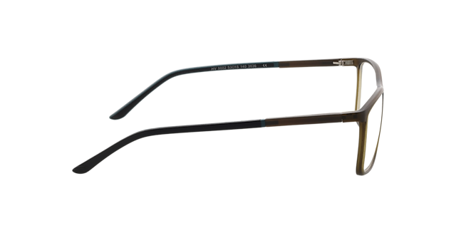 Foxhill Matt Khaki KunststoffEyeglass Frames von B24, Seitenansicht