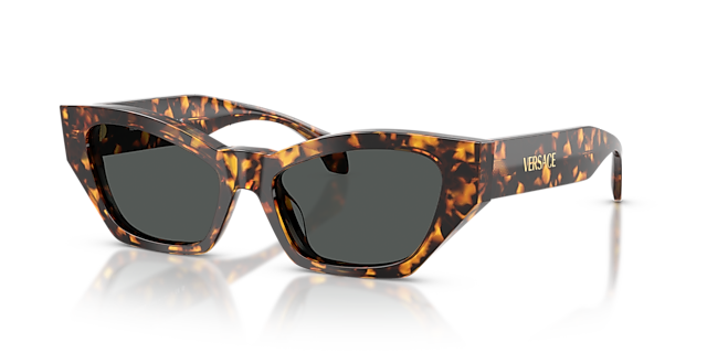 VE4488U Havana Tortoise AcetatSunglass Frames von B24, Dreiviertelansicht