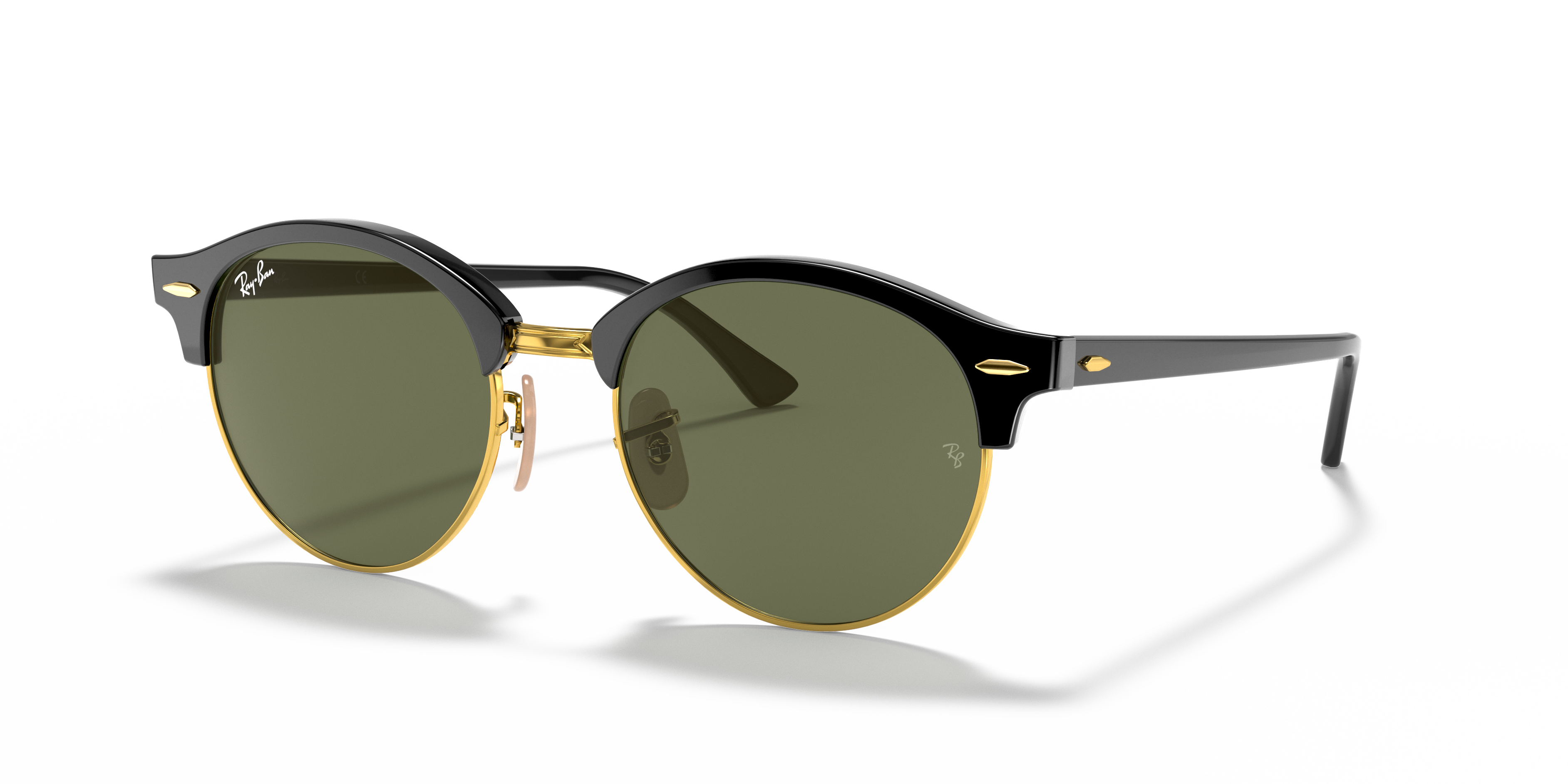 RB4246 Schwarz AcetatSunglass Frames von B24, Dreiviertelansicht