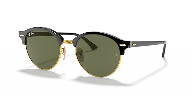 RB4246 Zwart AcetaatSunglass Frames van B24, Hoekweergave