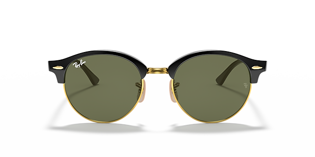 RB4246 Zwart AcetaatSunglass Frames van B24, Vooraanzicht