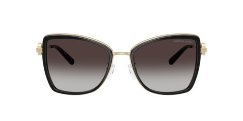 Michael Kors - MK1067B, Damen, Hellgold/Schwarz/Light Gold/Black/, Größe: Large