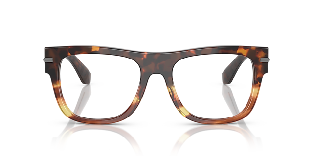 DG3407 Havana Warm Brown AcetaatEyeglass Frames van B24, Vooraanzicht