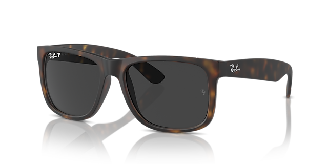 Justin Classic Havana KunststoffSunglass Frames von B24, Dreiviertelansicht