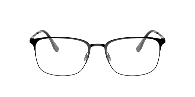 RB6494 Zwart MetaalEyeglass Frames van B24, Vooraanzicht