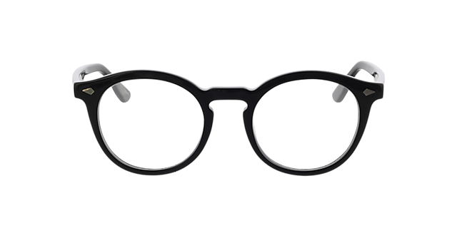 Brooke Zwart AcetaatEyeglass Frames van B24, Vooraanzicht