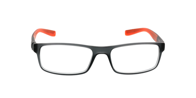 NK 7090 Grijs KunststofEyeglass Frames van B24, Vooraanzicht