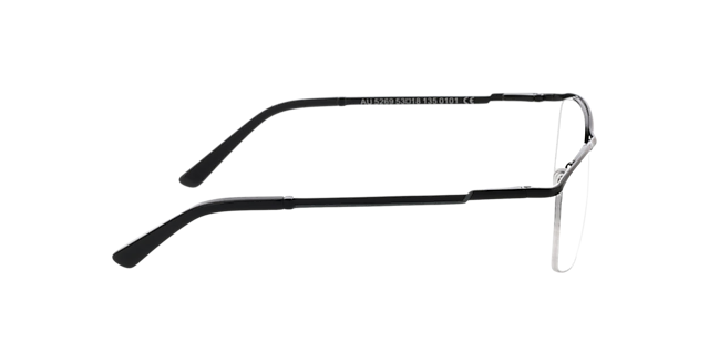 Derry Matt Black & Grey MetallEyeglass Frames von B24, Seitenansicht