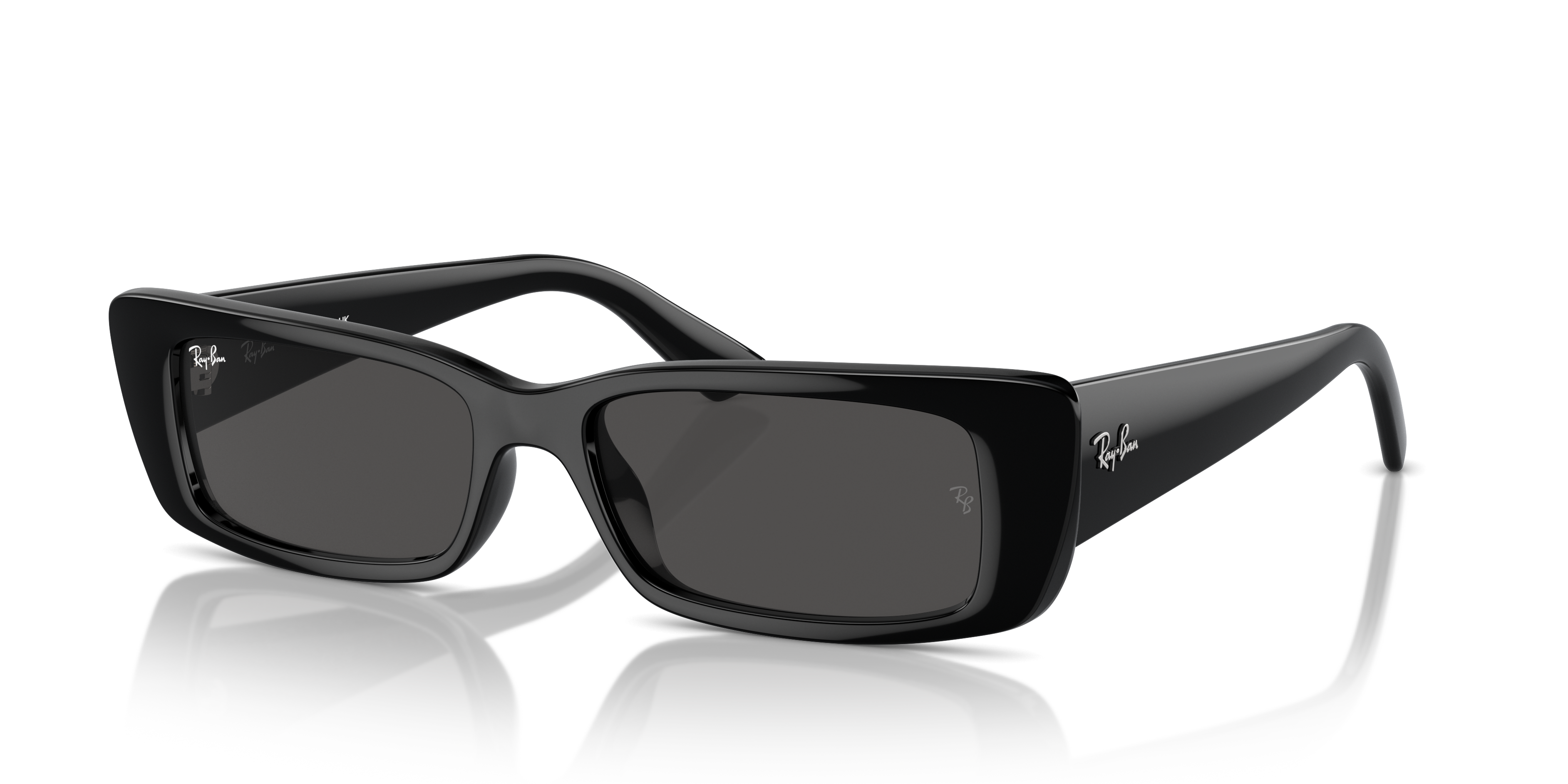 RB4425 Zwart KunststofSunglass Frames van B24, Hoekweergave