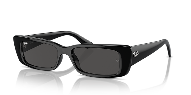 RB4425 Zwart KunststofSunglass Frames van B24, Hoekweergave