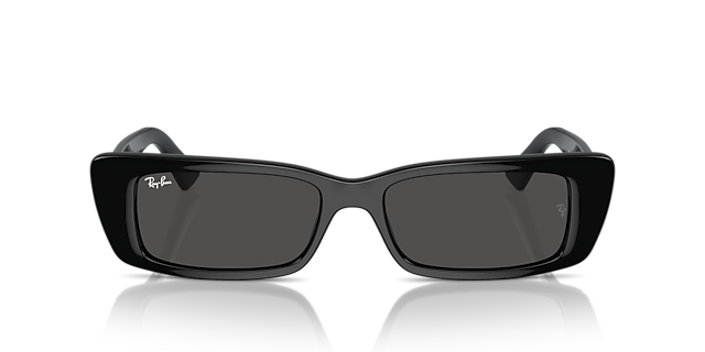 RB4425 Zwart KunststofSunglass Frames van B24, Vooraanzicht