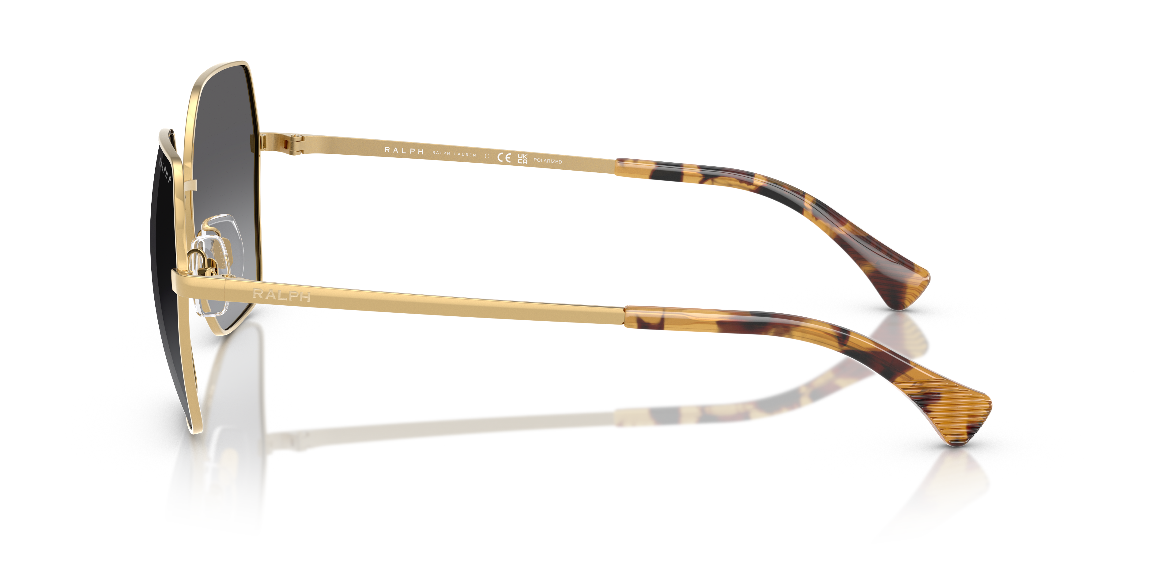 RA4138 Glänzendes Gold MetallSunglass Frames von B24, Seitenansicht