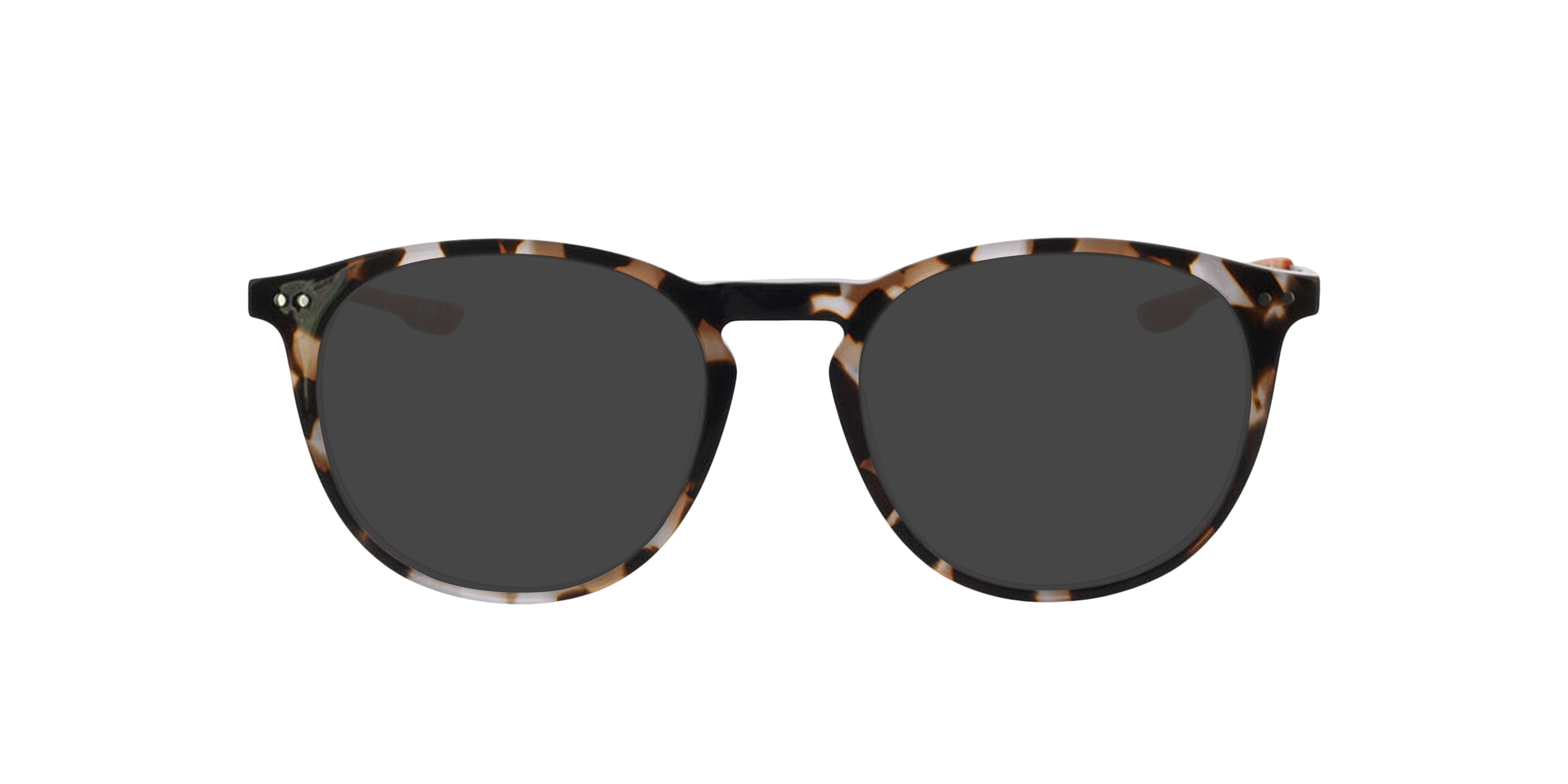 Malibu Tweelaags Havana AcetaatEyeglass Frames van B24, met getinte lenzen