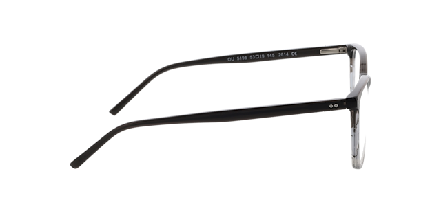 Hawkins Gradient Grey Horn & Dark Grey AcetatEyeglass Frames von B24, Seitenansicht