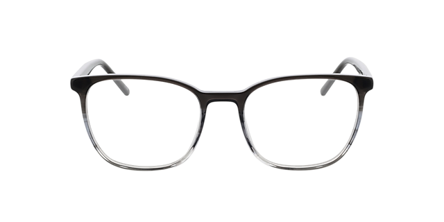 Hawkins Gradient Grey Horn & Dark Grey AcetatEyeglass Frames von B24, Vorderansicht