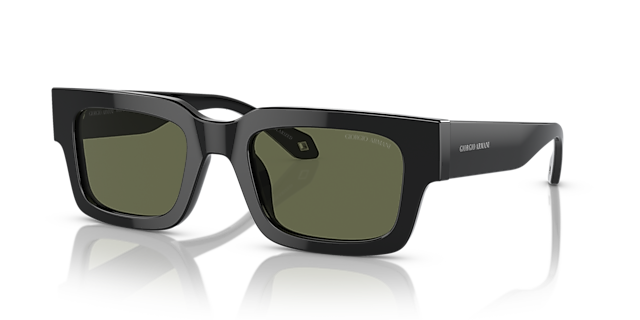 AR8184U Schwarz AcetatSunglass Frames von B24, Dreiviertelansicht