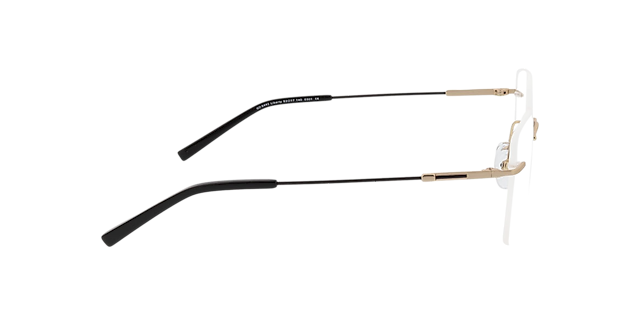 Liberty Goud  &  zwart MetaalEyeglass Frames van B24, Zijaanzicht