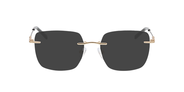 Liberty Goud  &  zwart MetaalEyeglass Frames van B24, met getinte lenzen