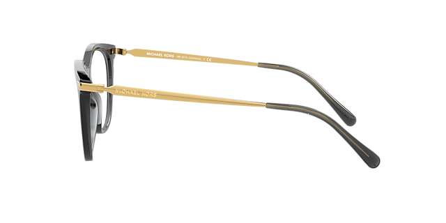 MK4074 Donkergrijs transparant KunststofEyeglass Frames van B24, Zijaanzicht
