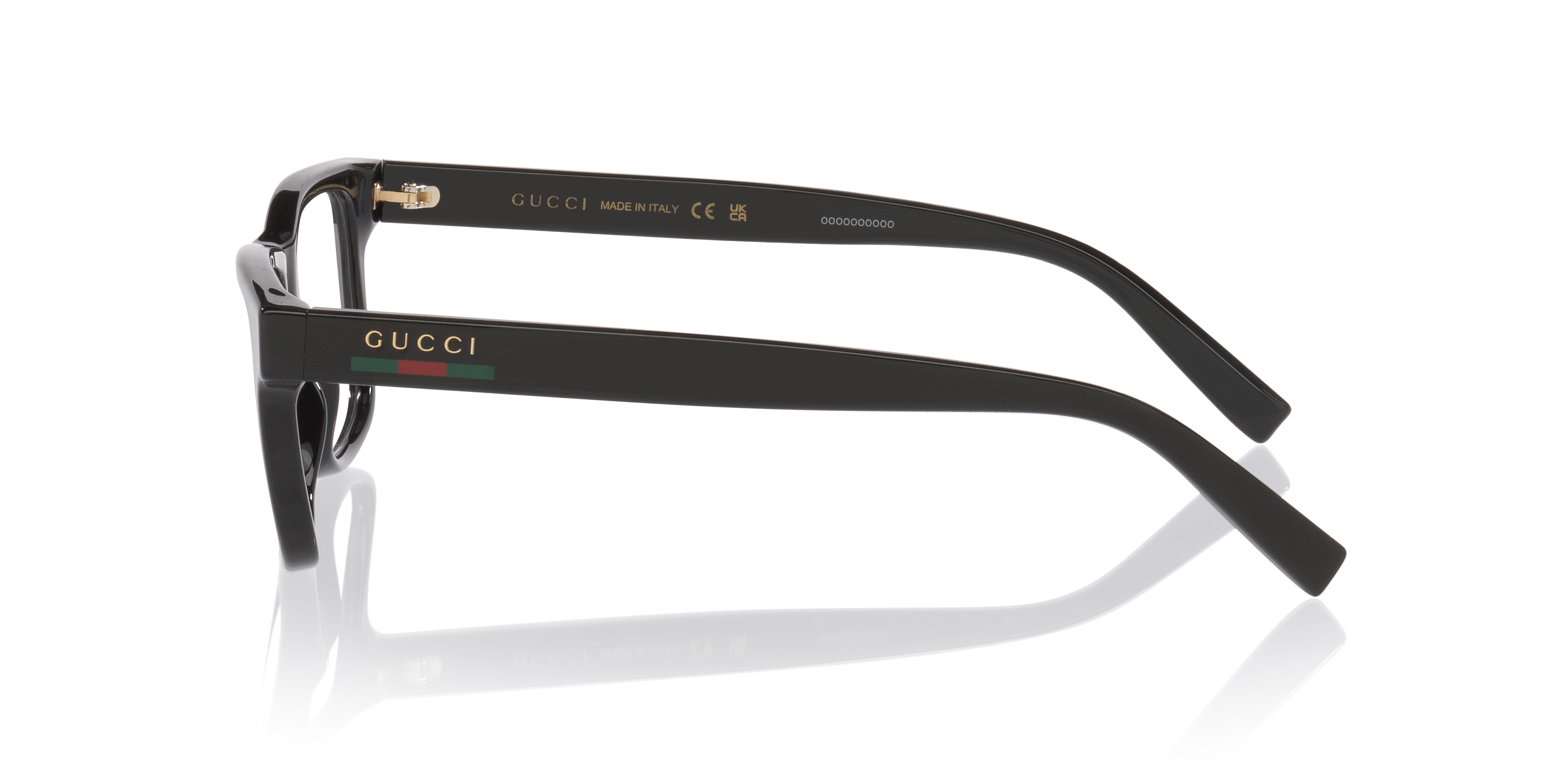 GG1987O Schwarz KunststoffEyeglass Frames von B24, Seitenansicht