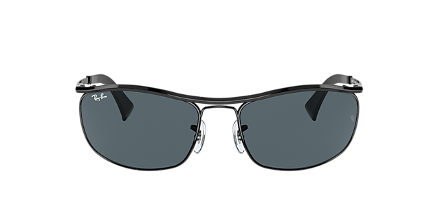RB3119 Zwart MetaalSunglass Frames van B24, met getinte lenzen