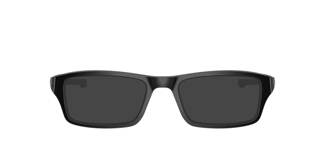 Chamfer™ Satijnglans zwart KunststofEyeglass Frames van B24, met getinte lenzen