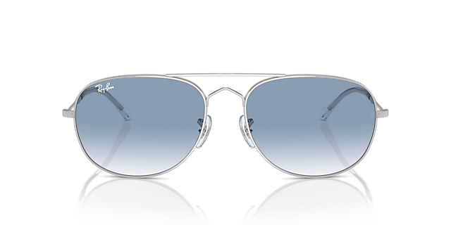Bain Bridge Silber MetallSunglass Frames von B24, Vorderansicht