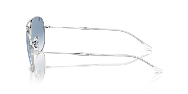 Bain Bridge Silber MetallSunglass Frames von B24, Seitenansicht