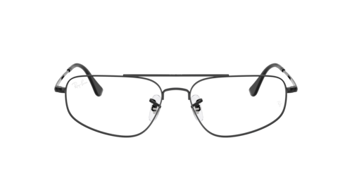 Ray-Ban - RB6550, Schwarz/Arista Gold/Silver, Größe: Large