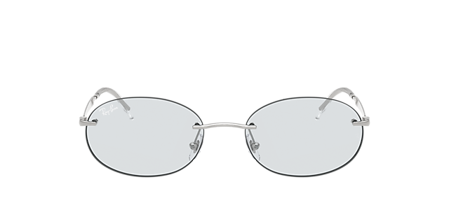 RB3767 Silber MetallSunglass Frames von B24, mit getönten Gläsern