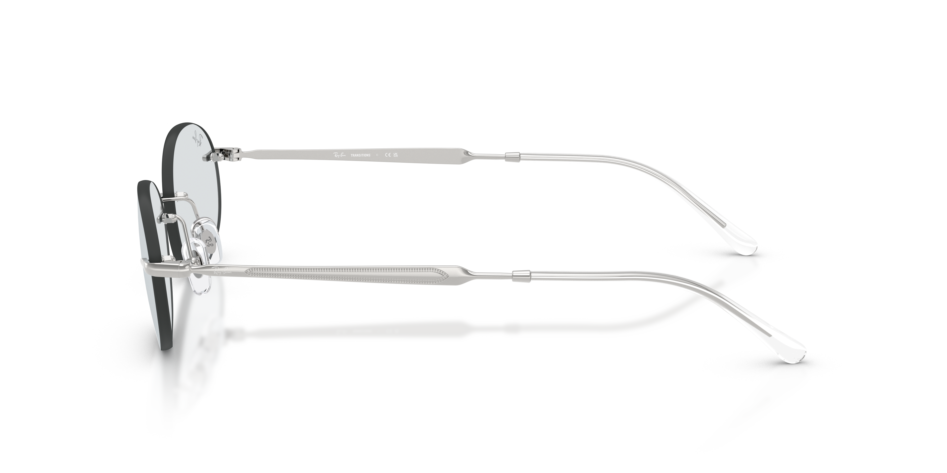 RB3767 Silber MetallSunglass Frames von B24, Seitenansicht