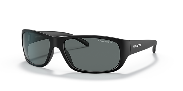 AN4290 Matt Schwarz KunststoffSunglass Frames von B24, Dreiviertelansicht