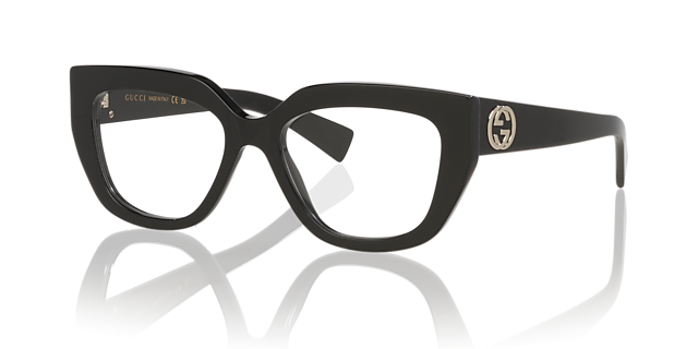 GG1847O Schwarz AcetatEyeglass Frames von B24, Dreiviertelansicht