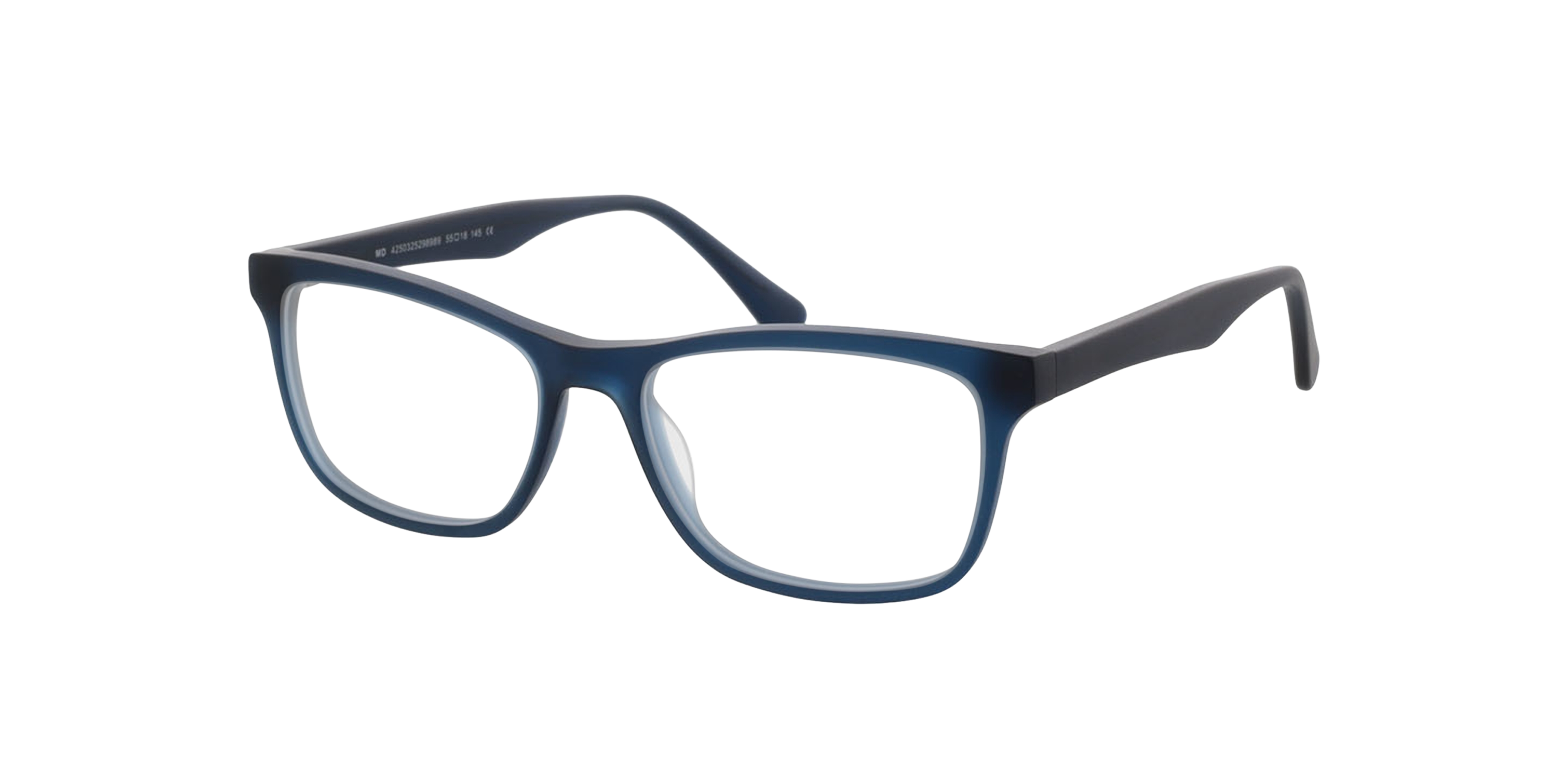 Recife Blau AcetatEyeglass Frames von B24, Dreiviertelansicht