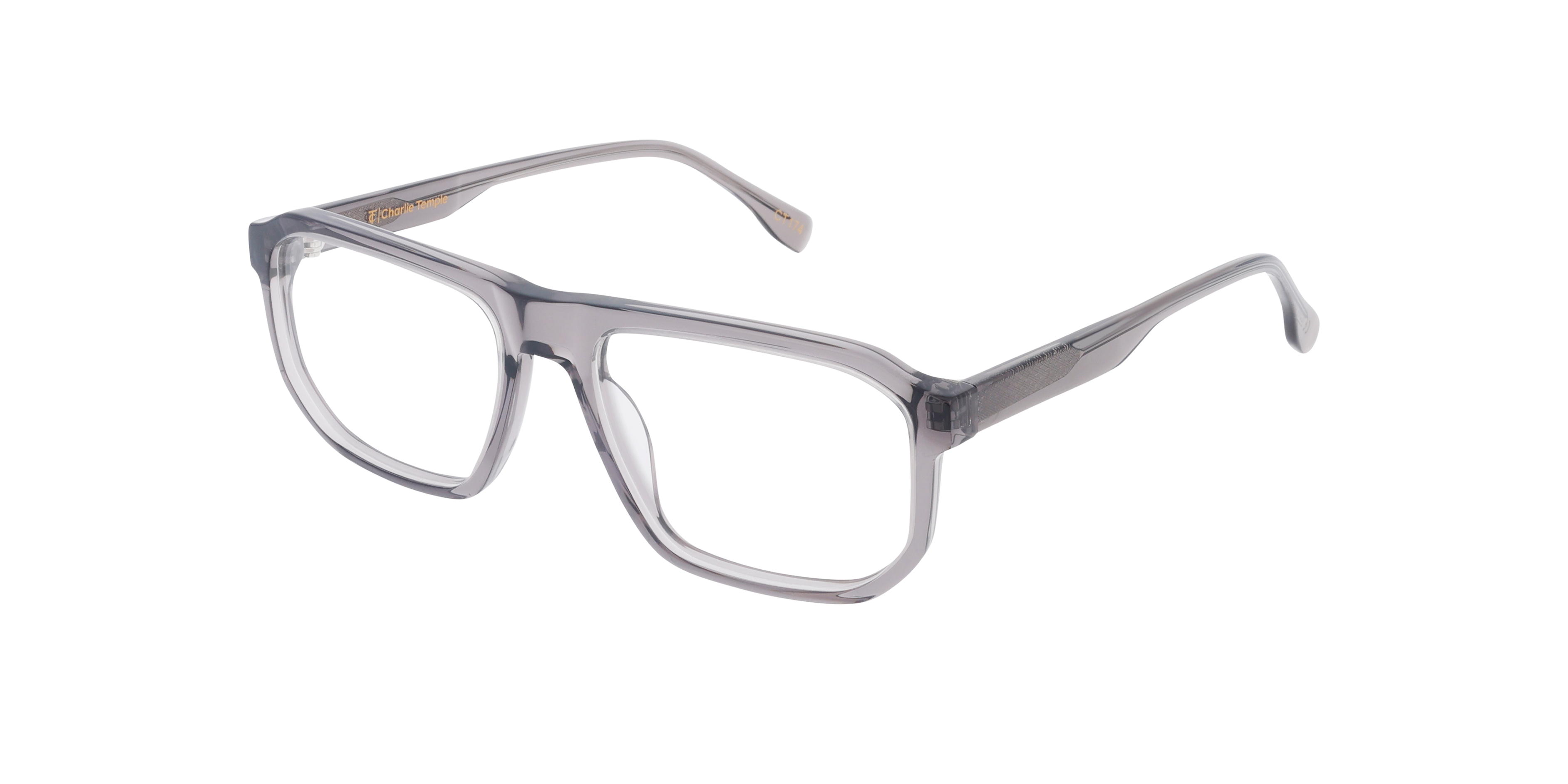 Mick Dolphin Trail AcetaatEyeglass Frames van B24, Hoekweergave