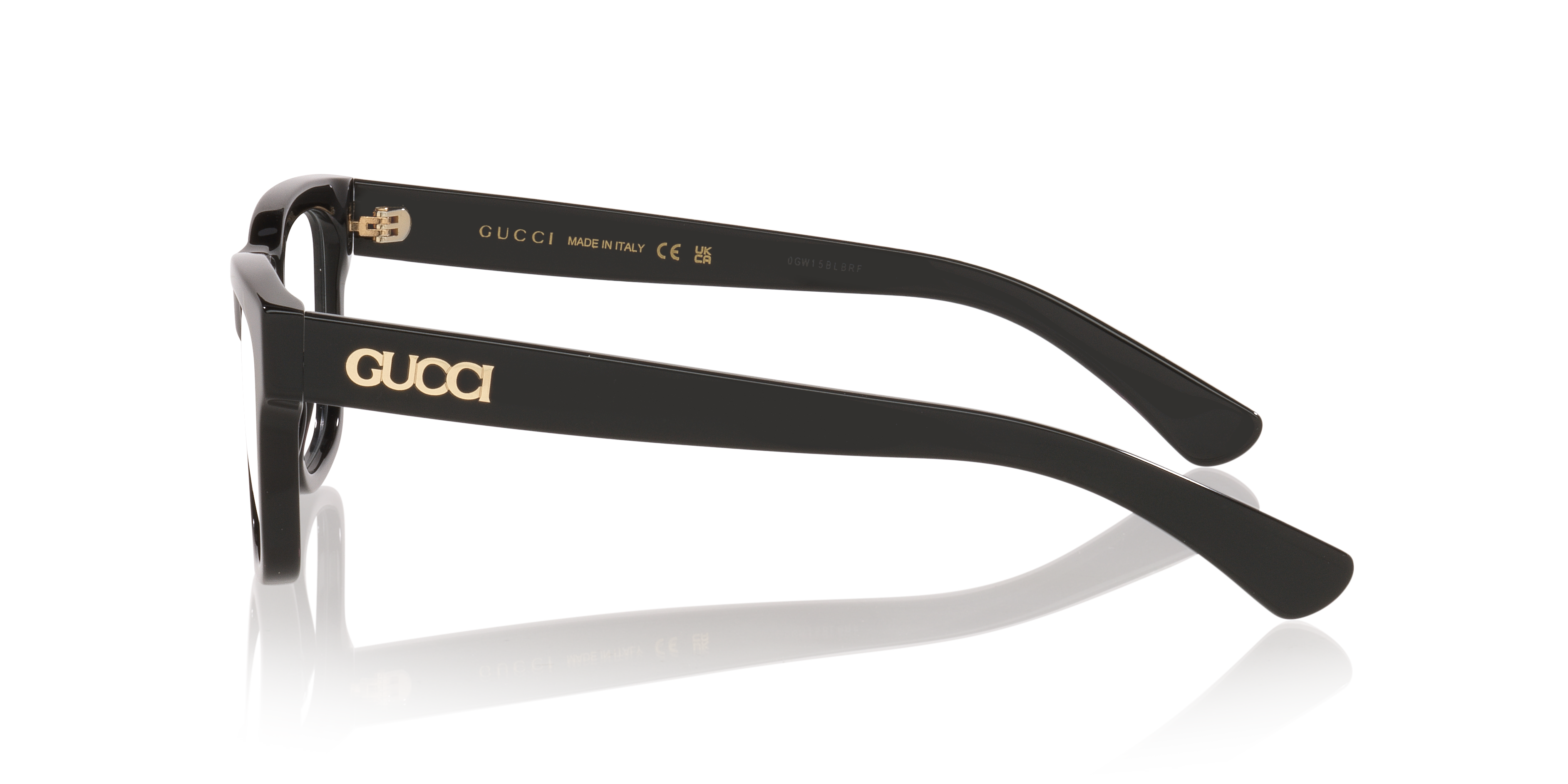 GG1795O Schwarz AcetatEyeglass Frames von B24, Seitenansicht