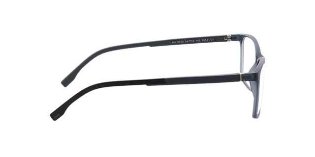 Pecos Crystal Hellblau KunststoffEyeglass Frames von B24, Seitenansicht