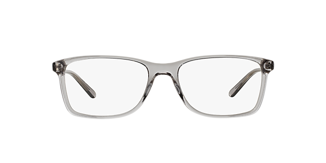 PH2155 Grau transparent halbglänzend AcetatEyeglass Frames von B24, Vorderansicht