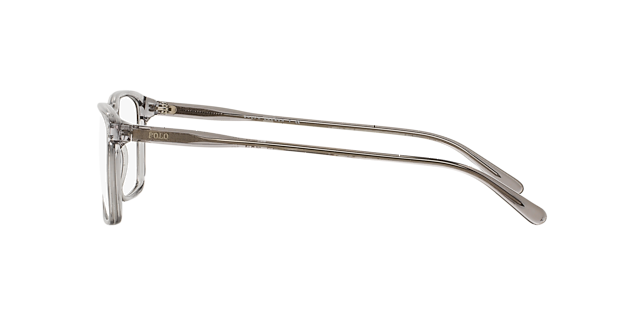 PH2155 Grau transparent halbglänzend AcetatEyeglass Frames von B24, Seitenansicht