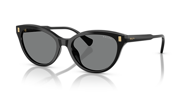 RA5326U Schwarz glänzend AcetatSunglass Frames von B24, Dreiviertelansicht