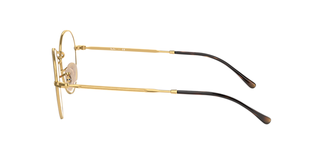 RB3582V Havana op goud MetaalEyeglass Frames van B24, Zijaanzicht